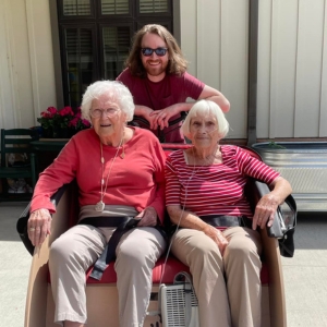 Group of three at Hover Senior Living