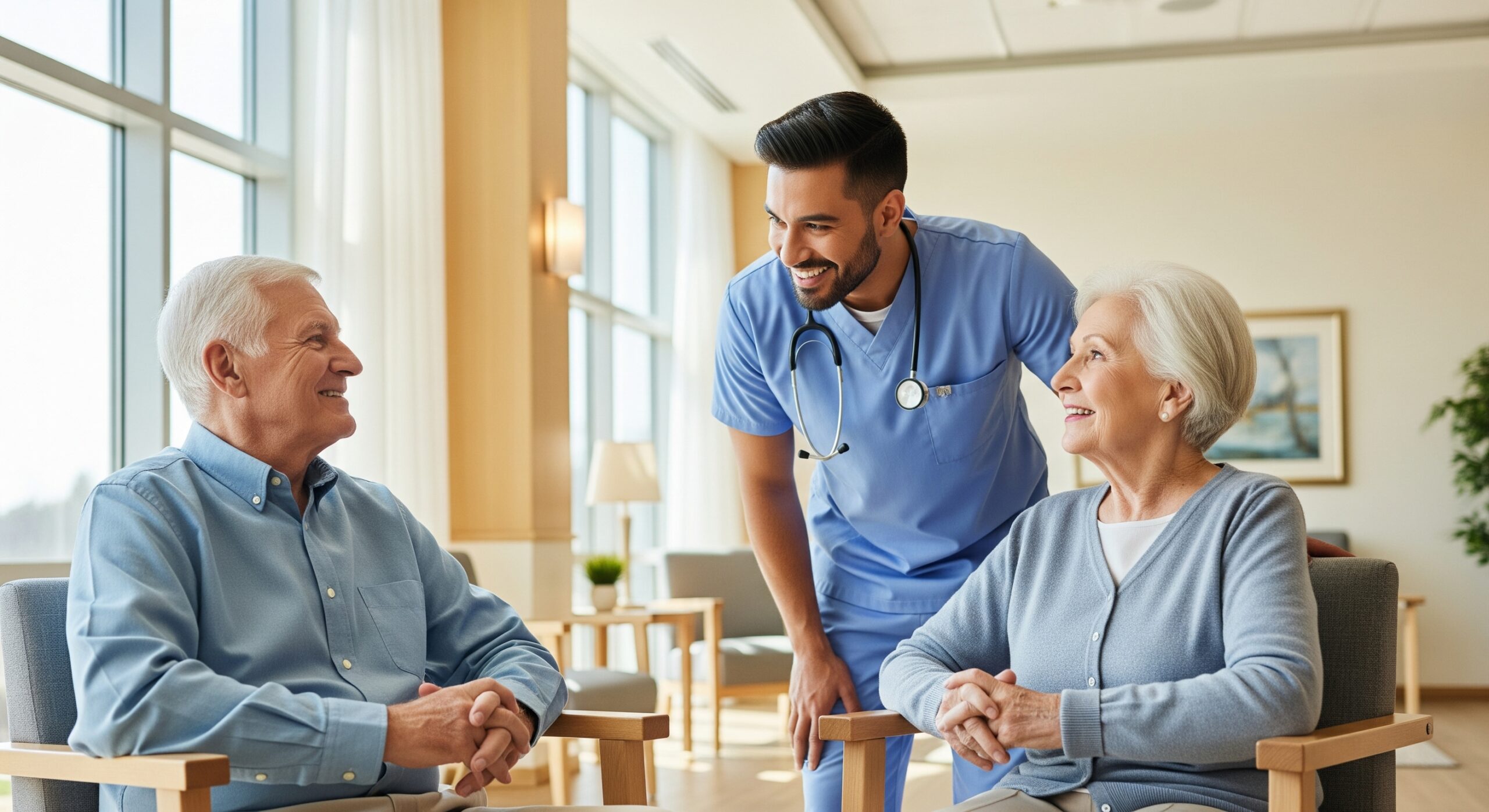 image of nursing home staff