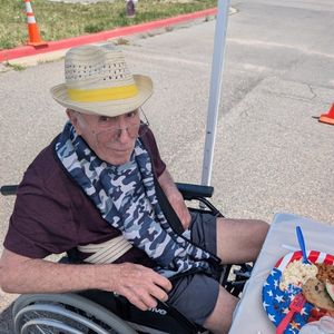 senior man smiling